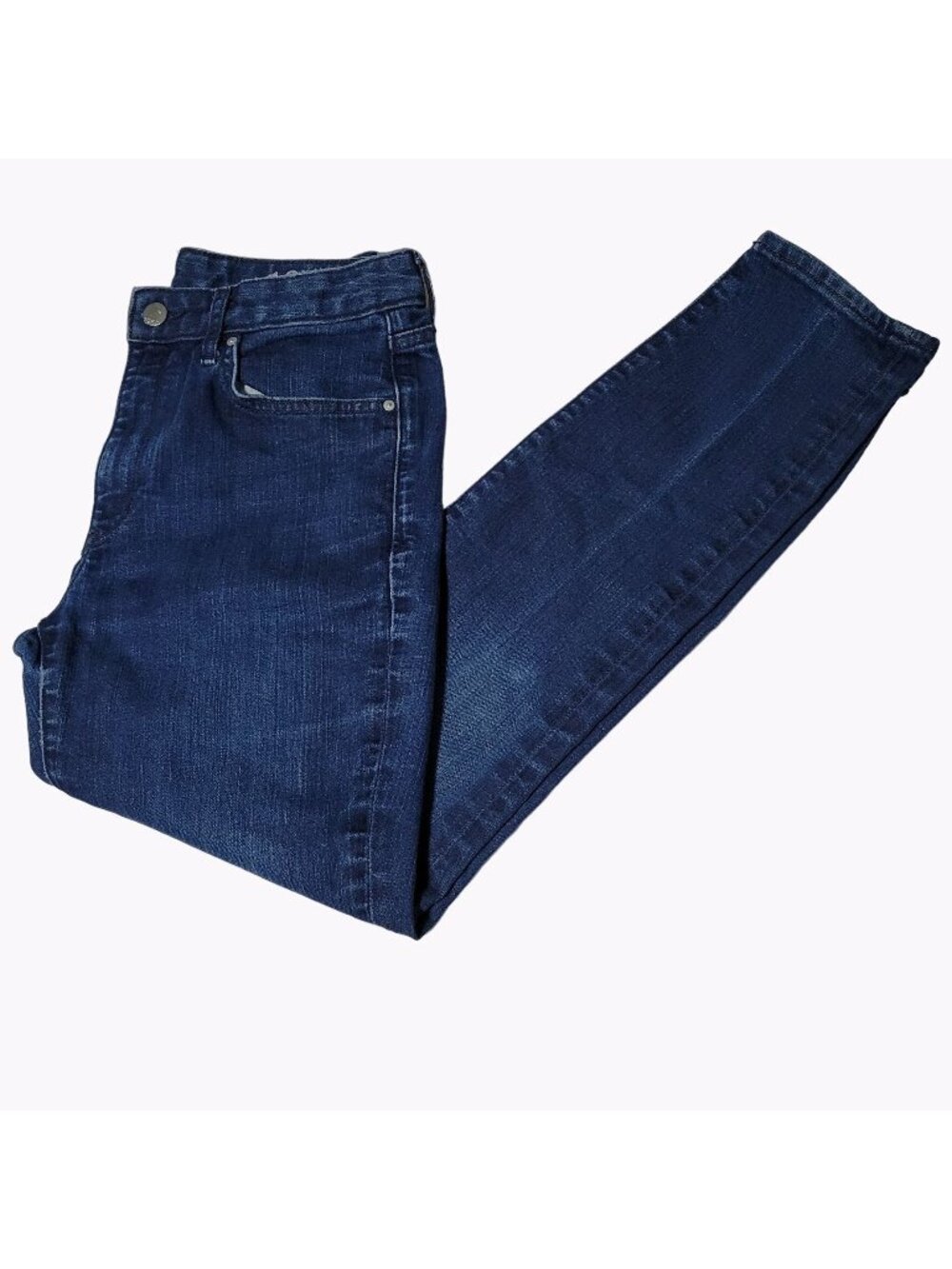 Gap 1969 High Rise Skinny Jeans Womens Size 27P Medium Wash Denim Pants